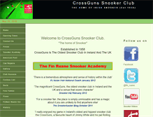 Tablet Screenshot of crossgunssnookerclub.com